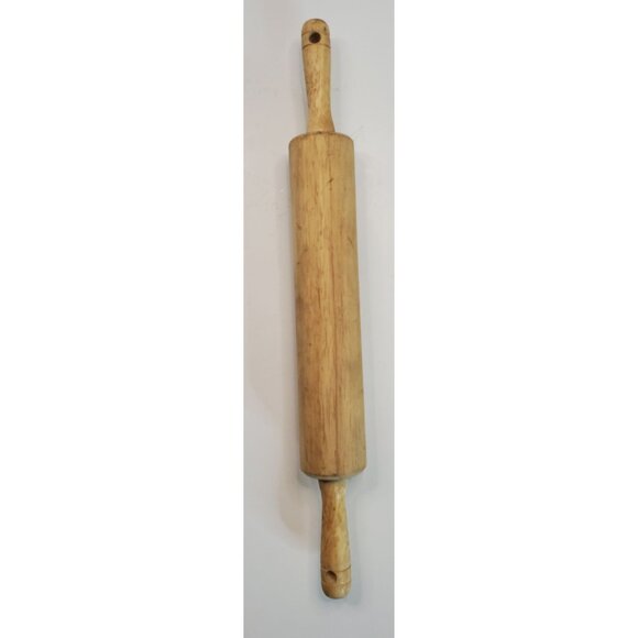 Wooden Rolling Pin 10" Press Area Wood Kitchen Tool - Picture 3 of 5